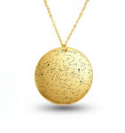 Custom Star Map Gold Filled Necklace Large Size