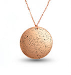 Custom Star Map Rose Gold Filled Necklace Large Size