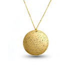 Custom Star Map Gold Filled Necklace Medium Size