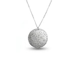 Custom Star Map Sterling Silver Necklace Small Size
