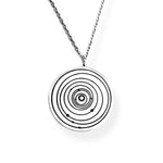Custom Solar System Necklace in Sterling Silver Small Size